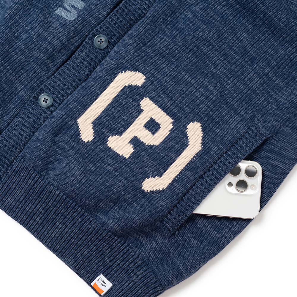 DAYS NIGHTS 緹花開襟毛衣