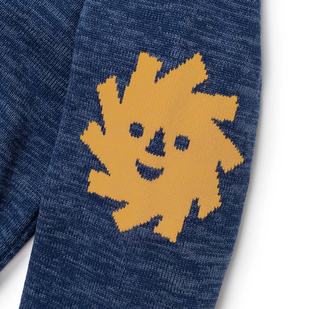 DAYS NIGHTS 緹花開襟毛衣