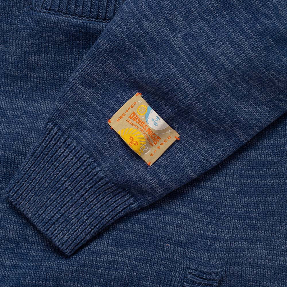 DAYS NIGHTS 緹花開襟毛衣