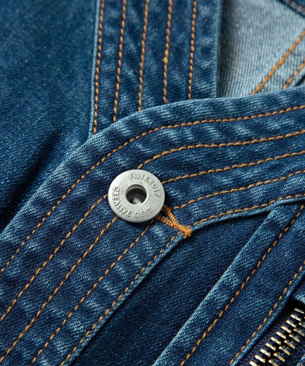 Denim Fishing jacket 水洗丹寧獵裝外套