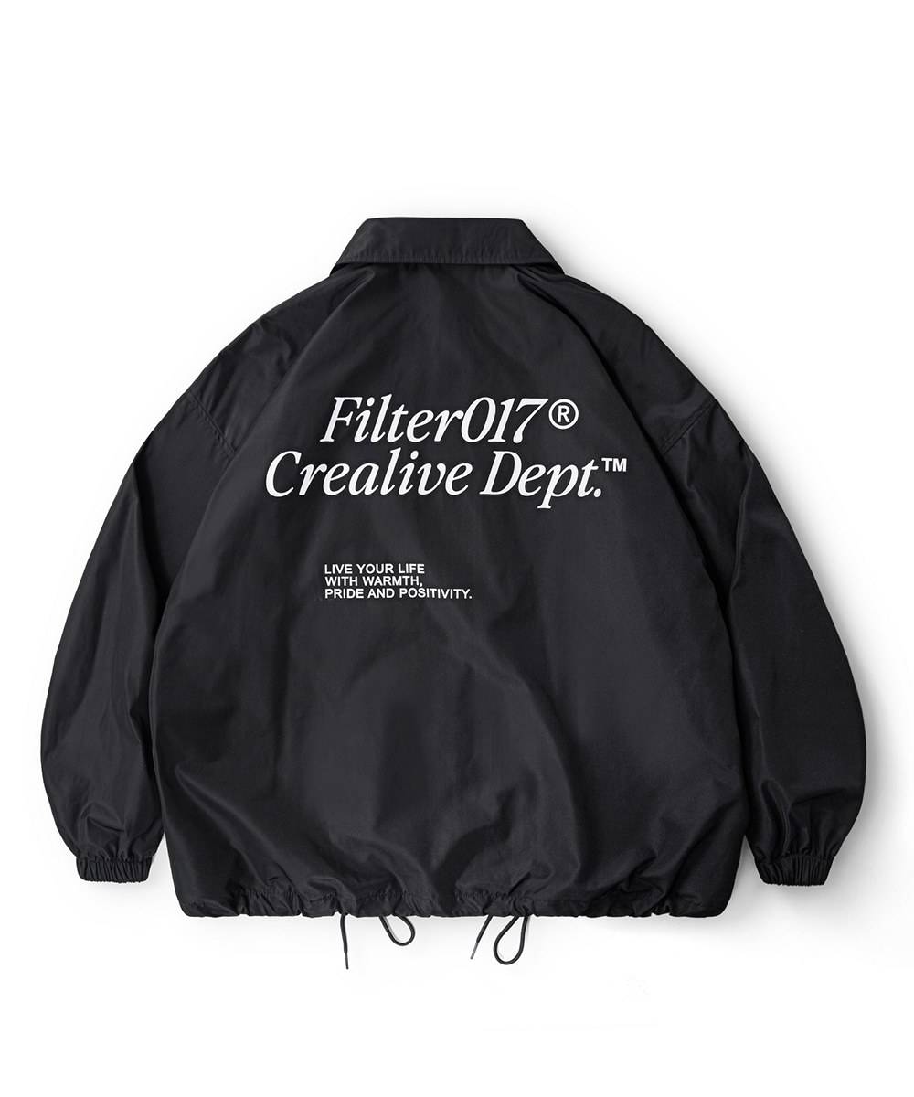FILTER017 經典標語教練外套 Classic Coach Jacket
