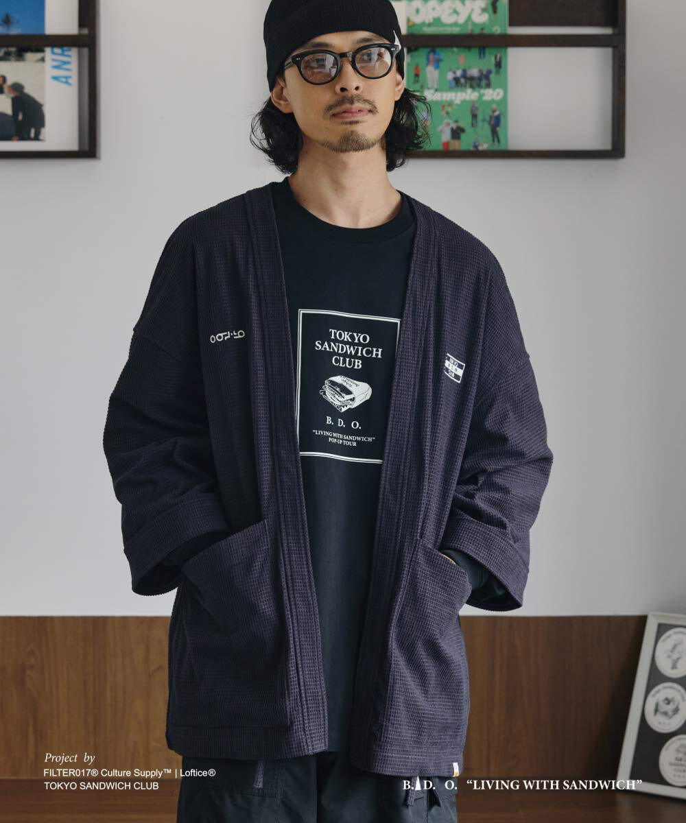 B.D.O.三明治吉祥物燈芯絨野良罩衫