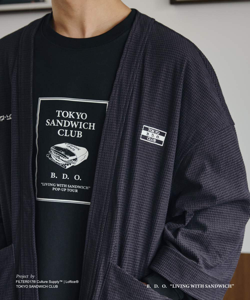 B.D.O.三明治吉祥物燈芯絨野良罩衫