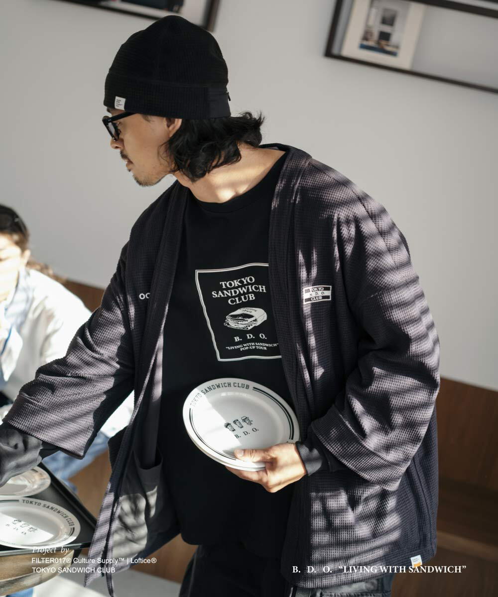 B.D.O.三明治吉祥物燈芯絨野良罩衫