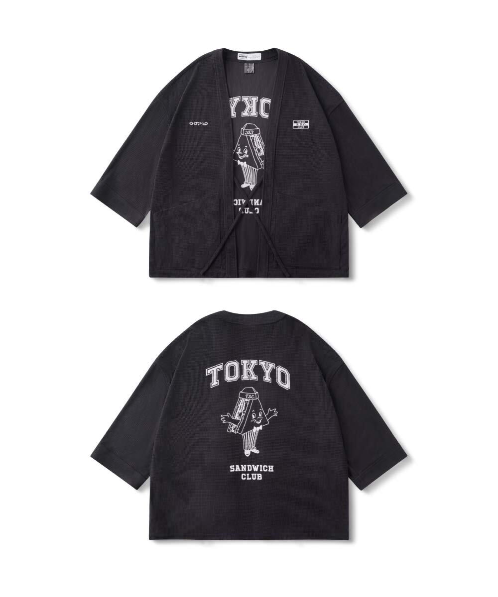 B.D.O.三明治吉祥物燈芯絨野良罩衫