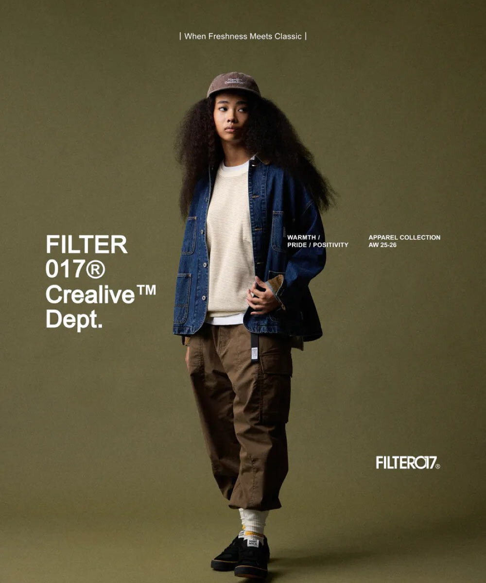 FILTER017 水洗丹寧工裝外套