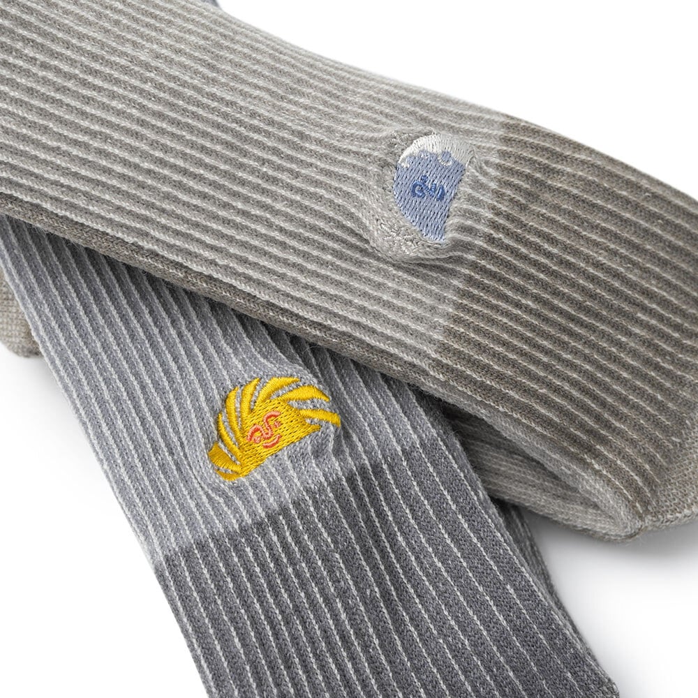 Days and Nights 美麗諾刺繡羊毛襪