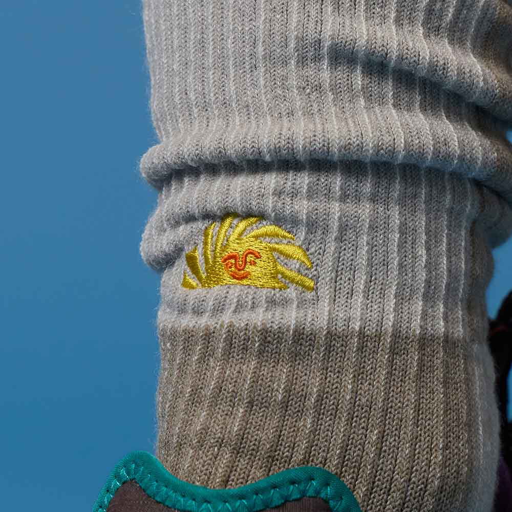 Days and Nights 美麗諾刺繡羊毛襪