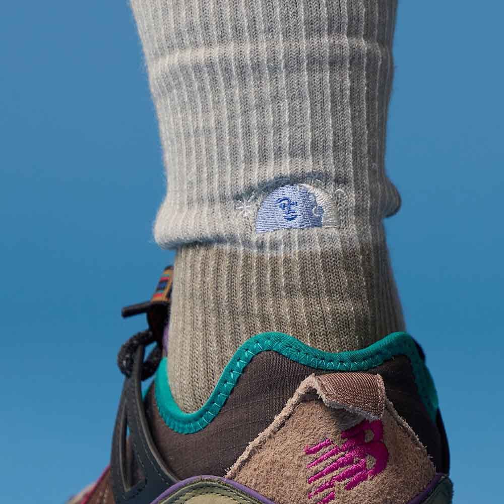 Days and Nights 美麗諾刺繡羊毛襪