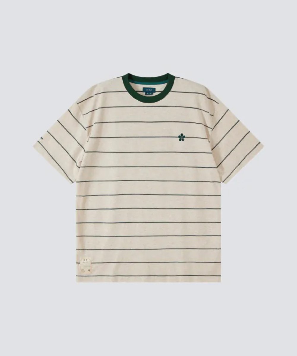 Hana花華間條tee