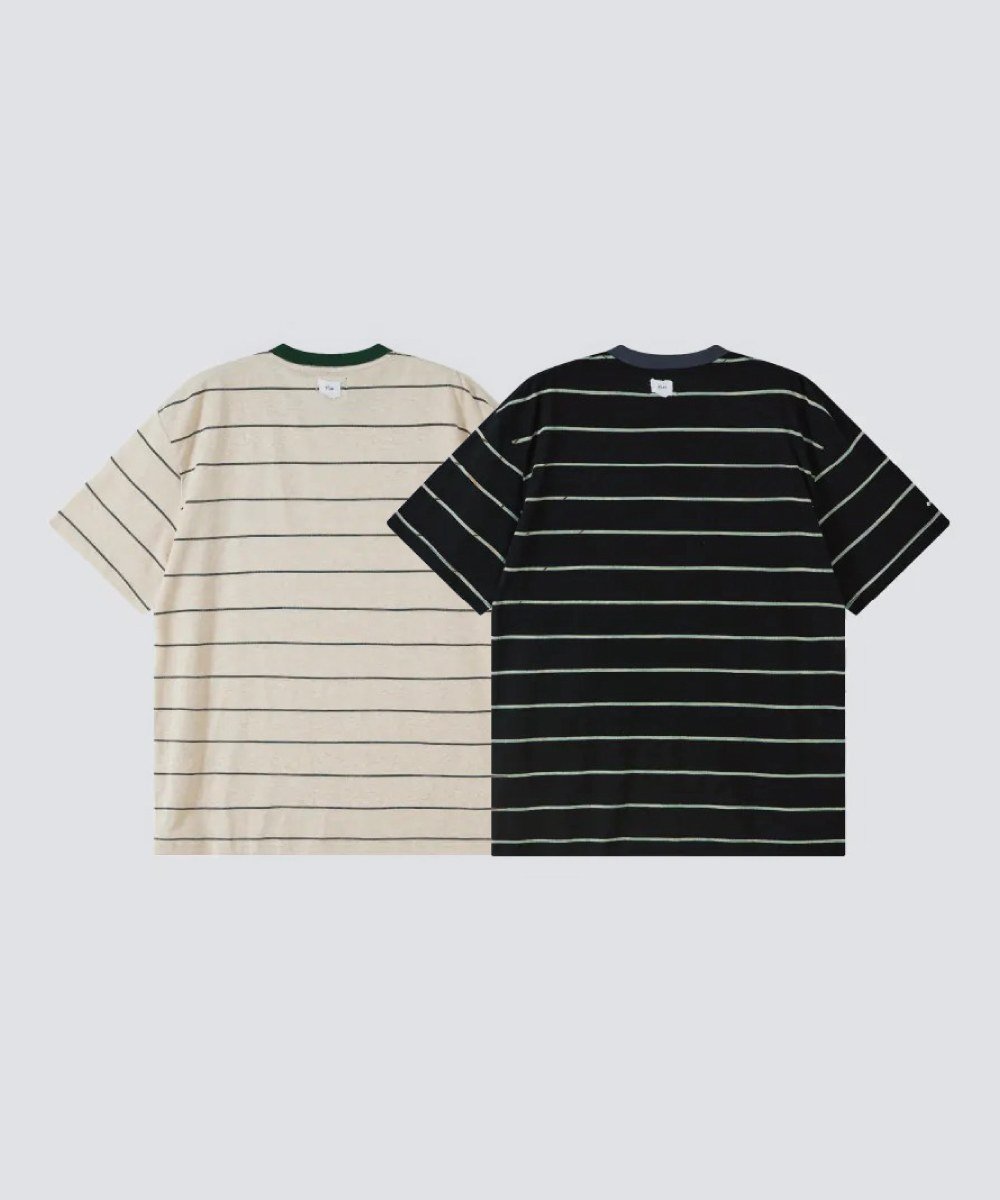 Hana花華間條tee