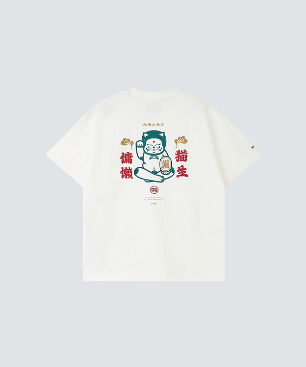 慵懶Print Tee