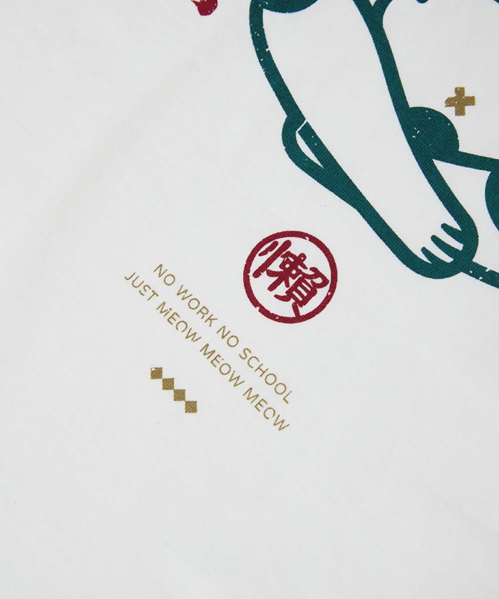 慵懶Print Tee