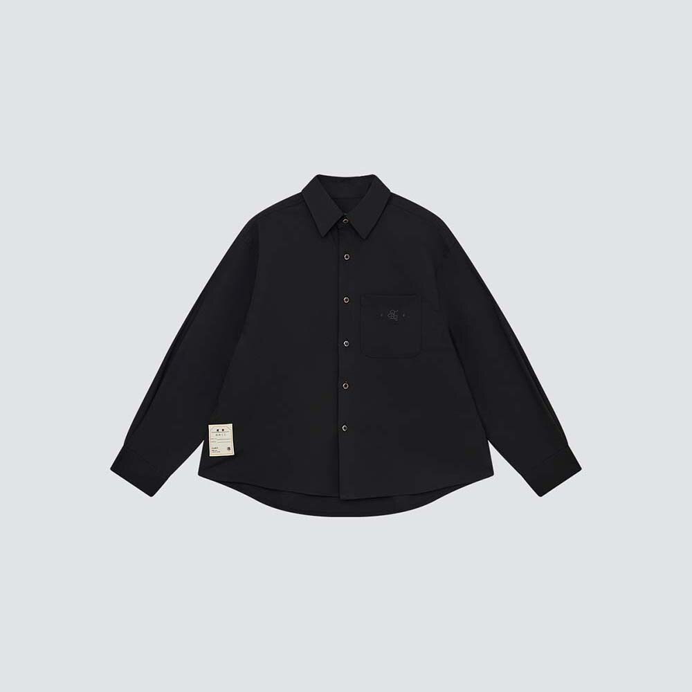 TBI暗紋拼布恤衫