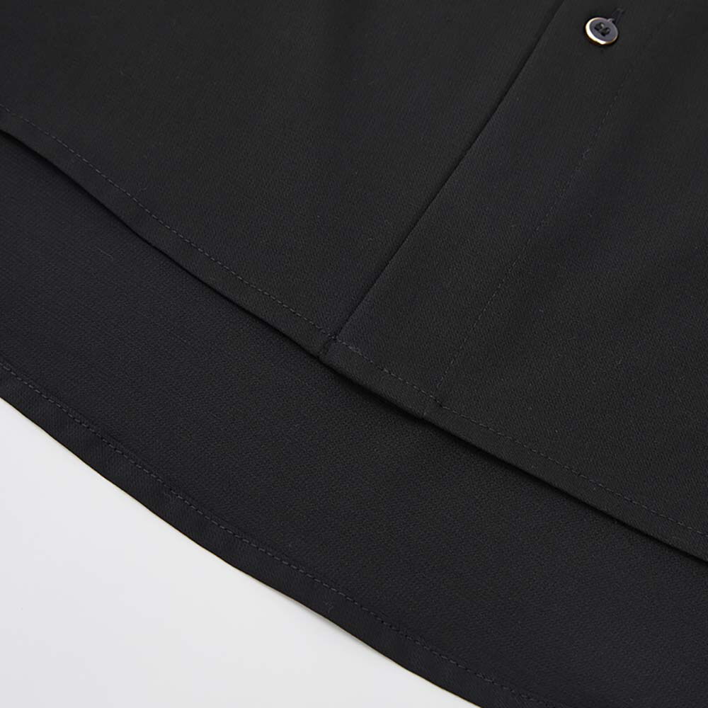 TBI暗紋拼布恤衫