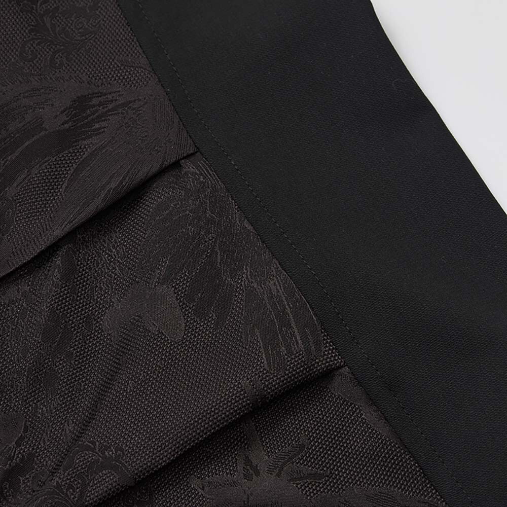 TBI暗紋拼布恤衫