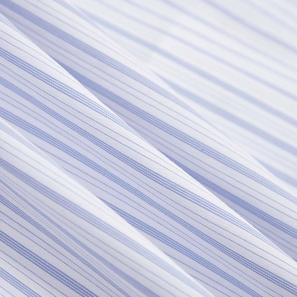 藍白拼接條子恤衫