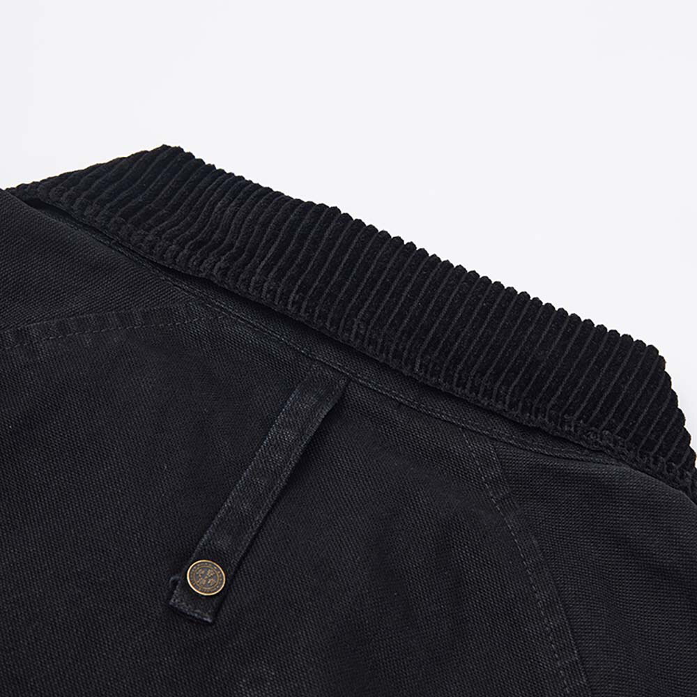 珠帆反絨領口法式工裝