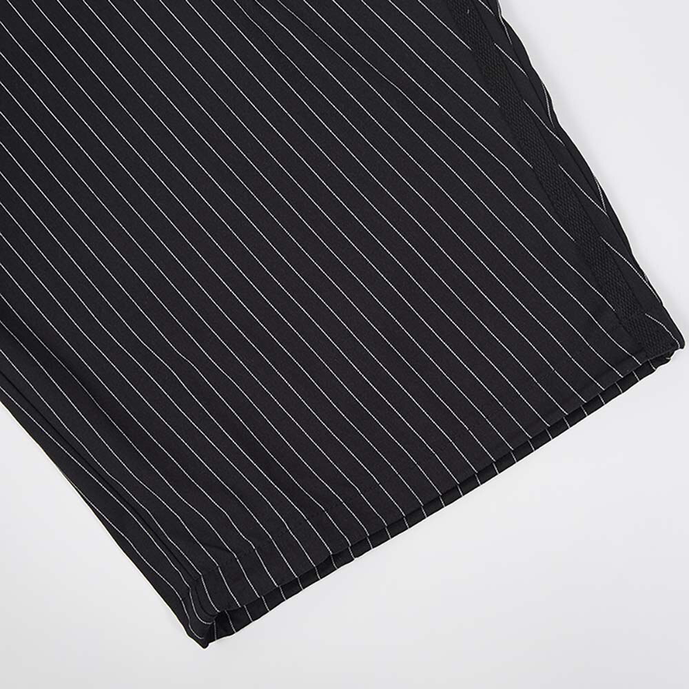 黑白條子闊腳西裝長褲