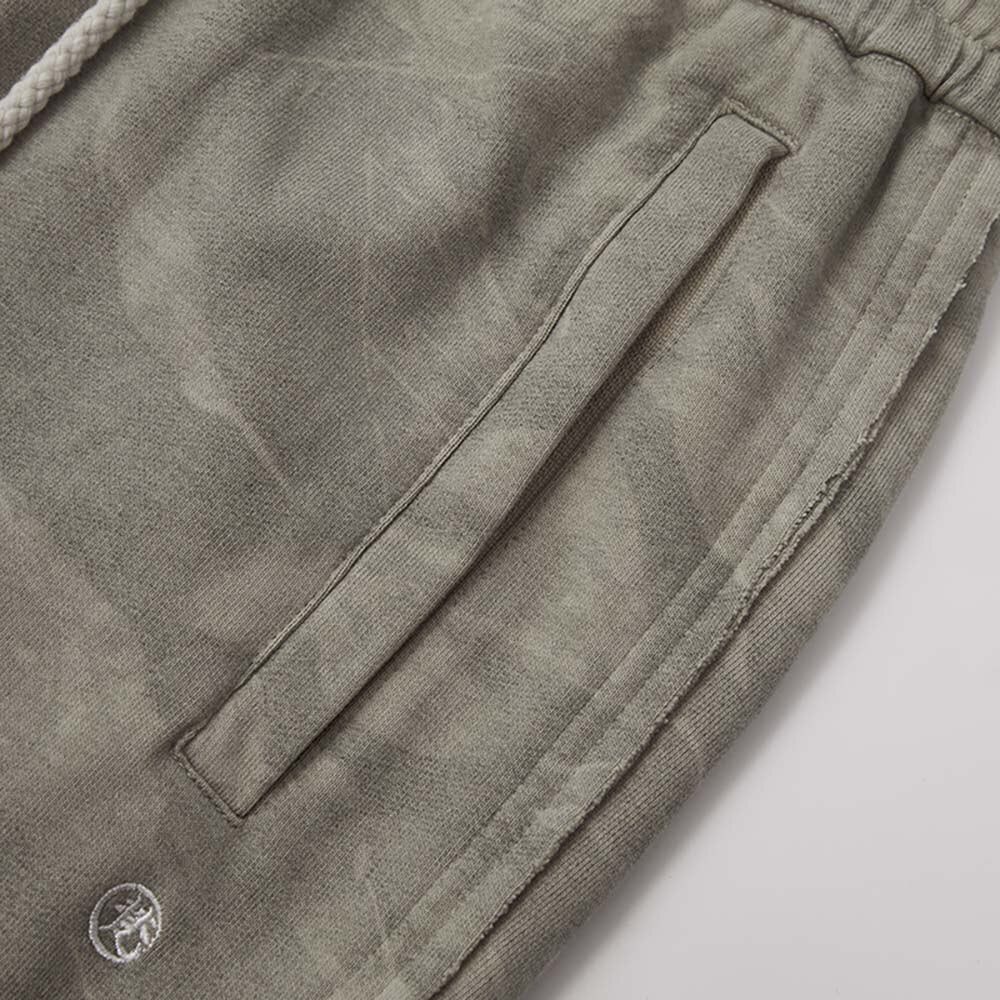 洗水厚棉潑墨棉褲