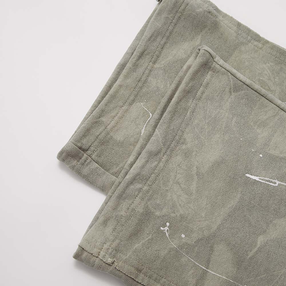 洗水厚棉潑墨棉褲