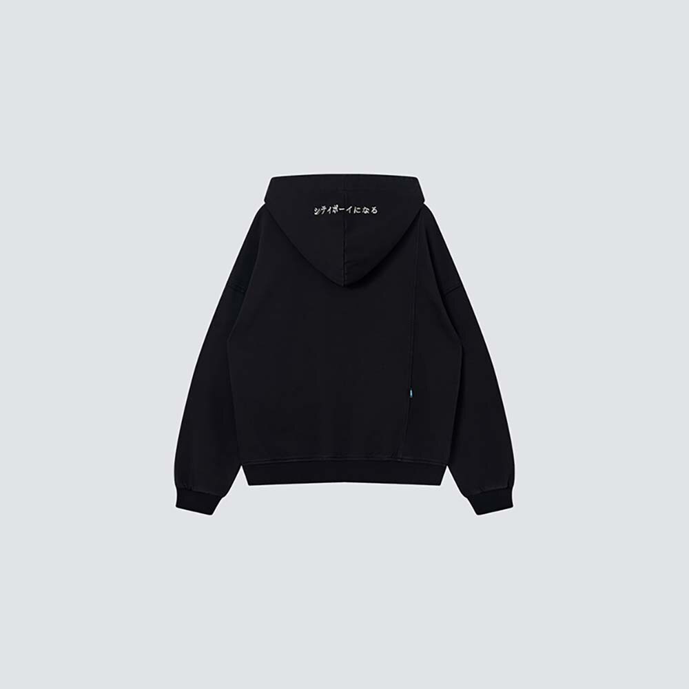 日字布繡FUM厚棉衛衣