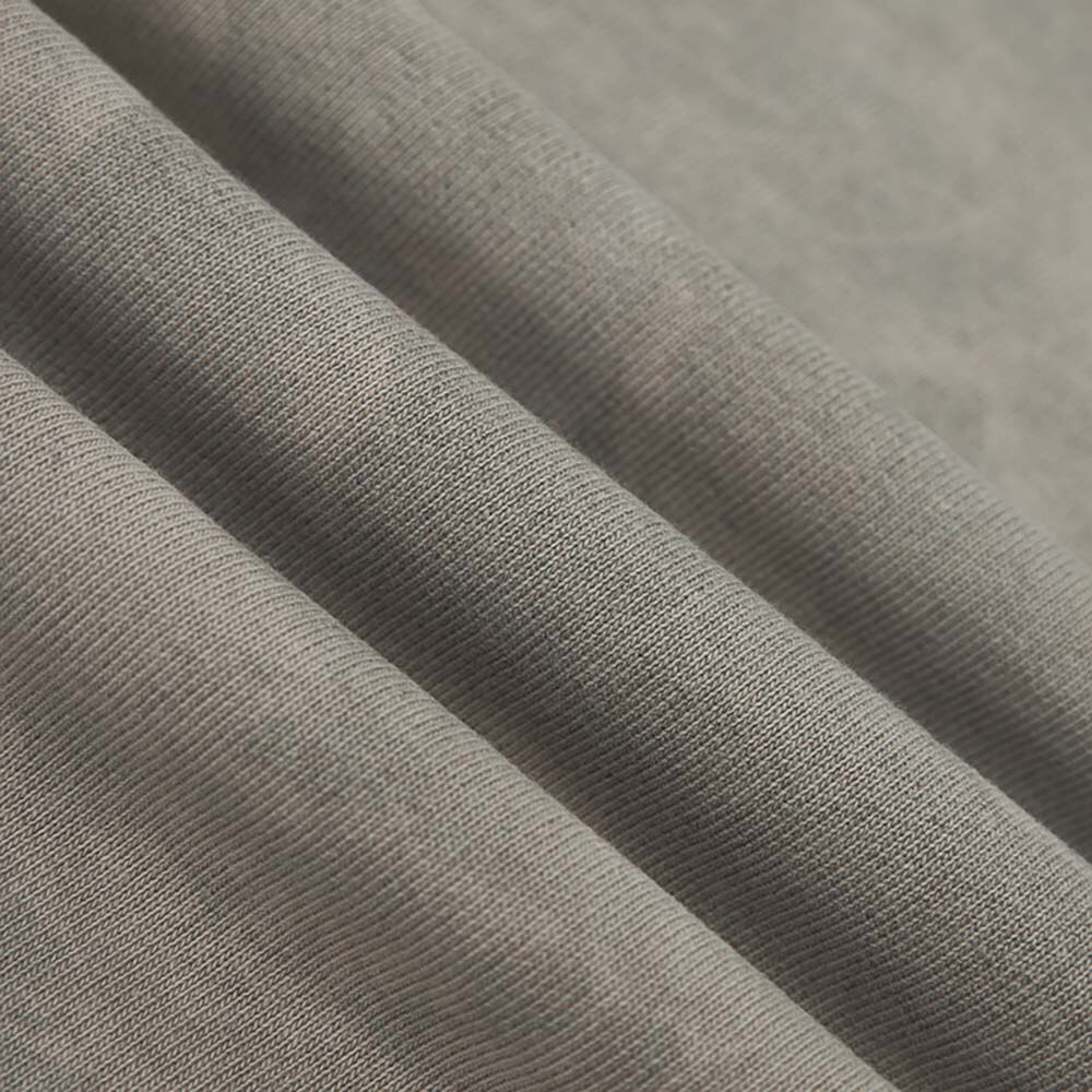 Khaki/L*XL-日字布繡FUM厚棉衛衣