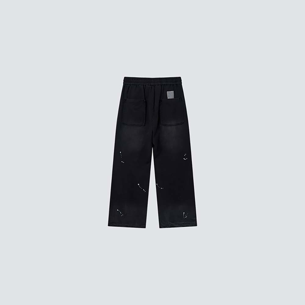 洗水厚棉潑墨棉褲