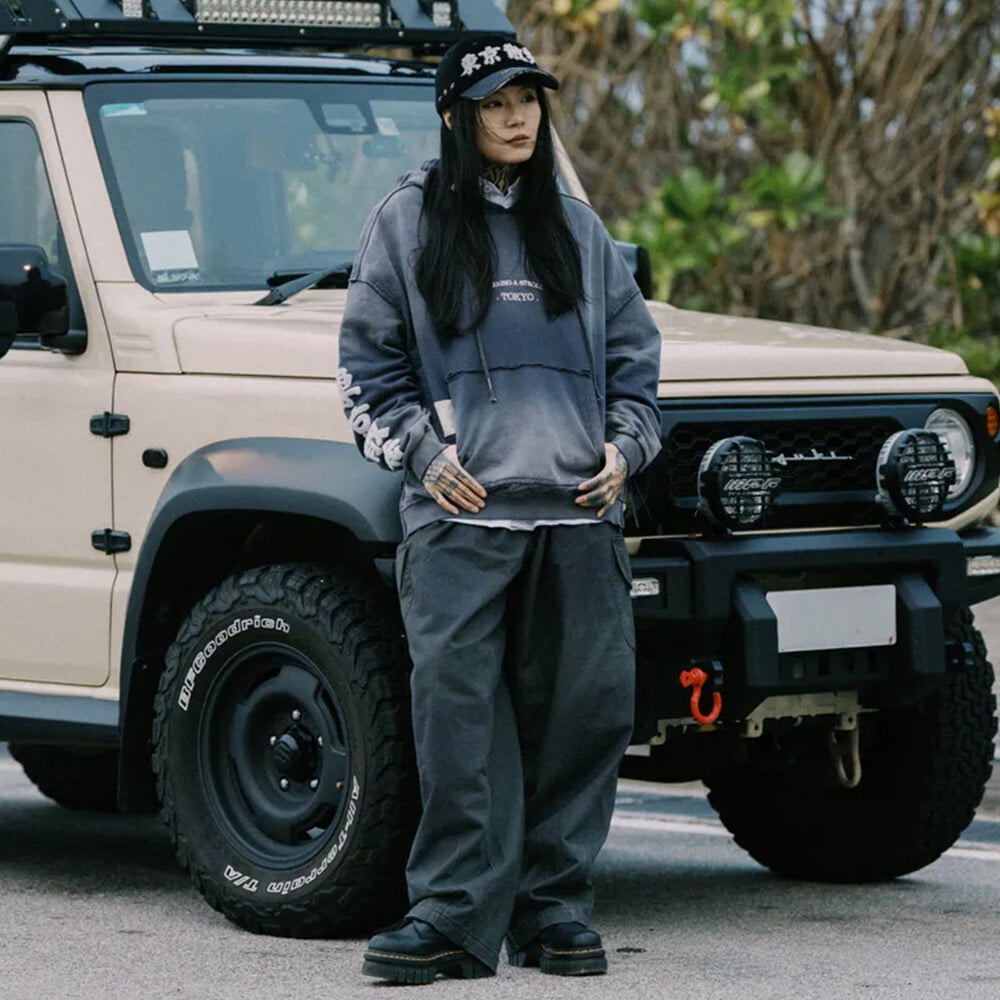 東京散步白鶴洗水衛衣