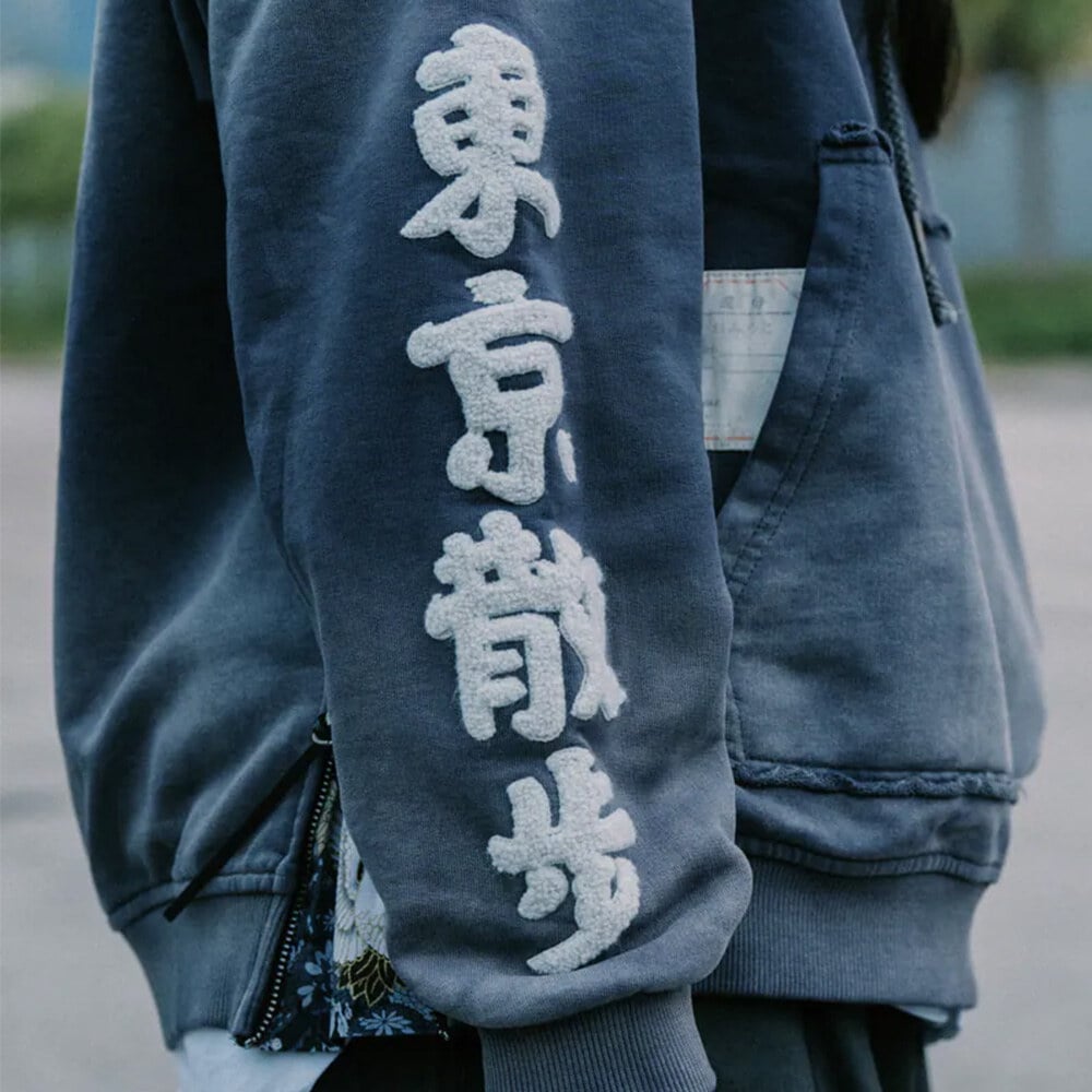 東京散步白鶴洗水衛衣