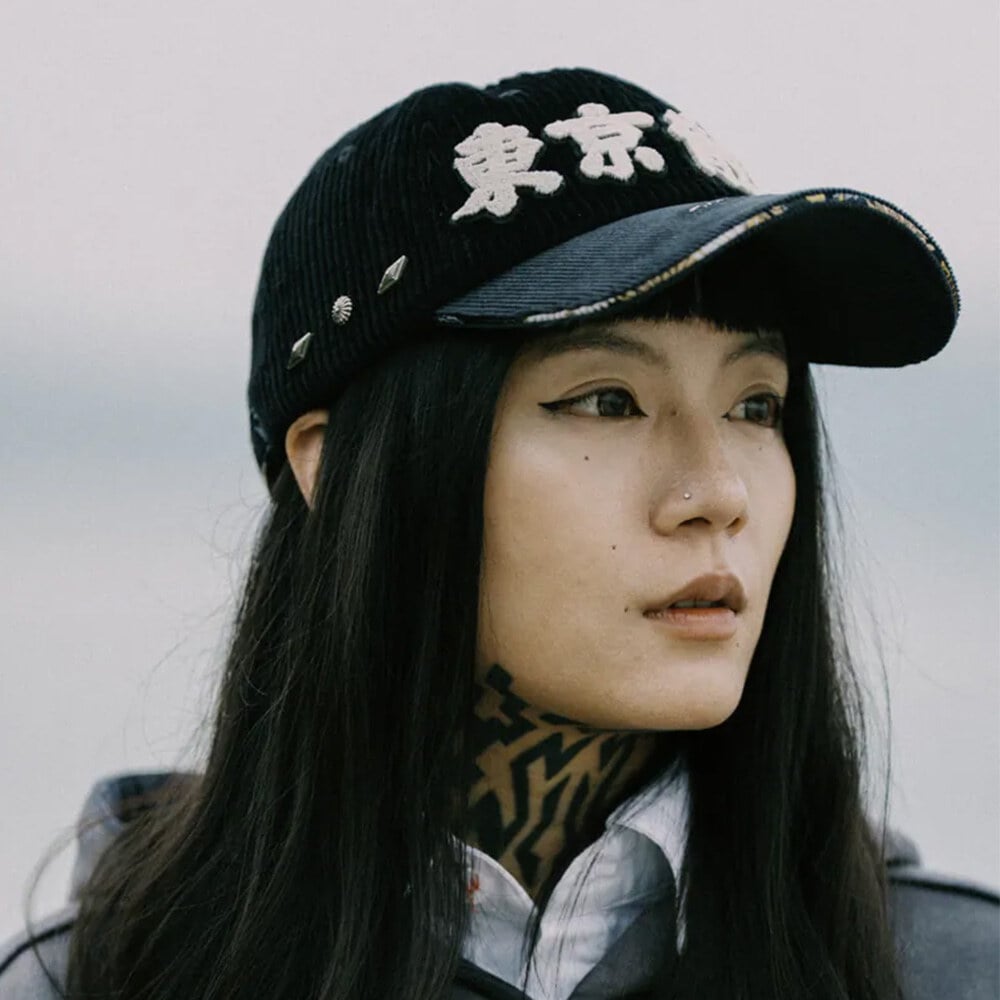 東京散步粗燈芯絨帽