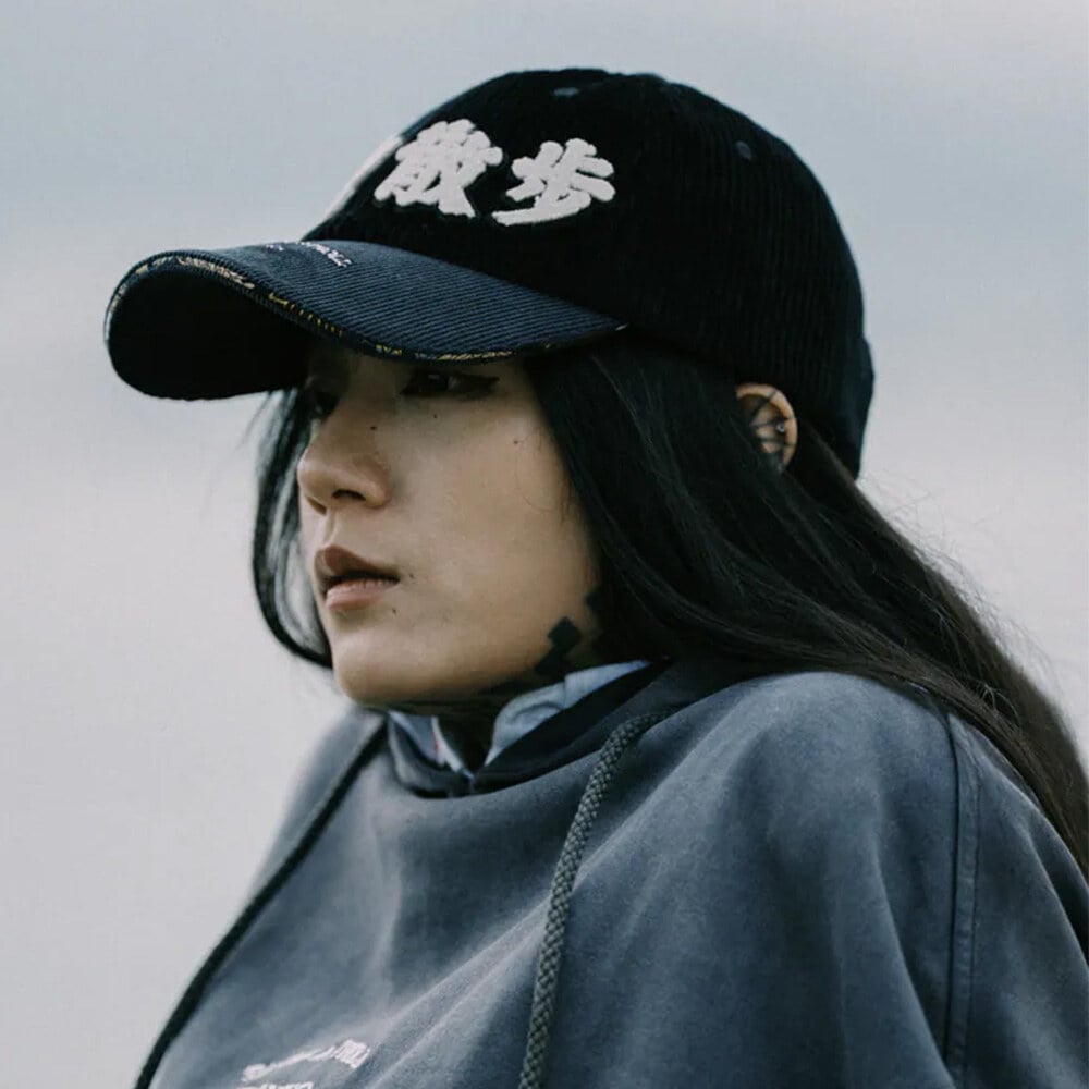 東京散步粗燈芯絨帽