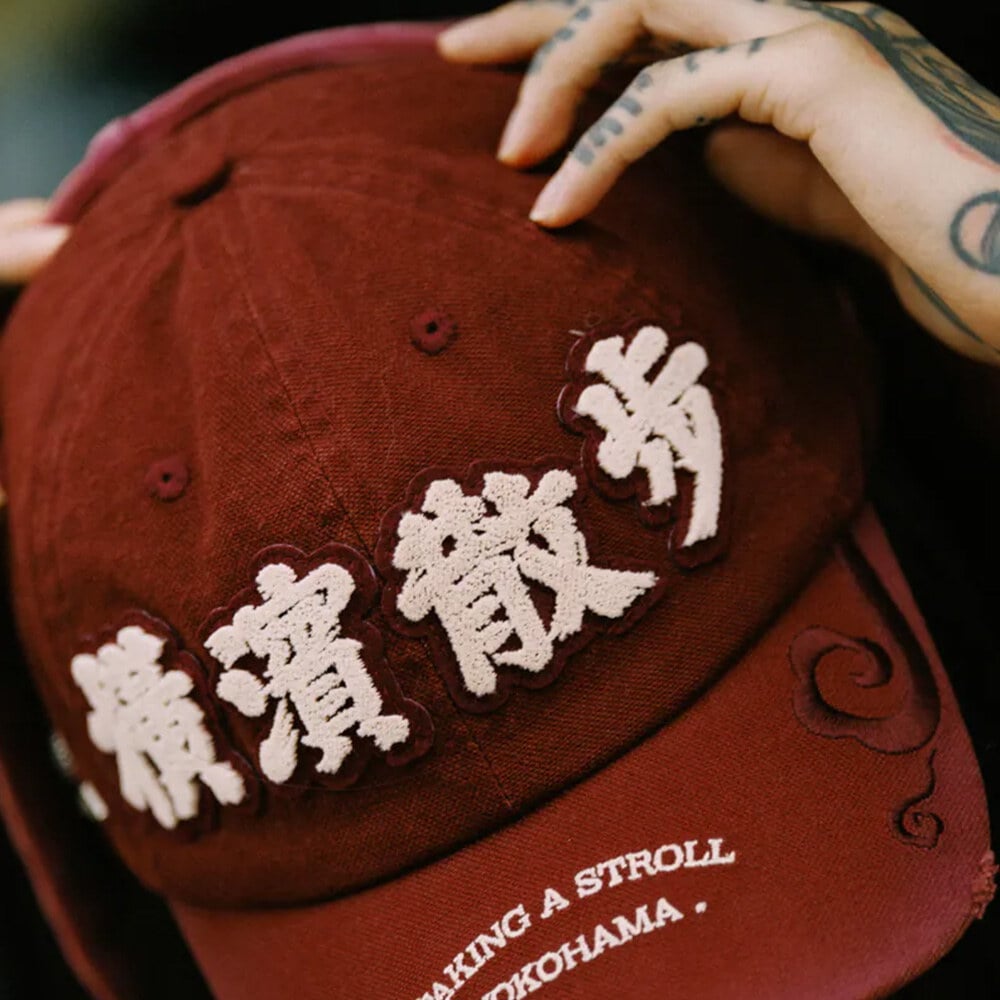 橫濱散步洗水鴨舌帽 限定紀念版