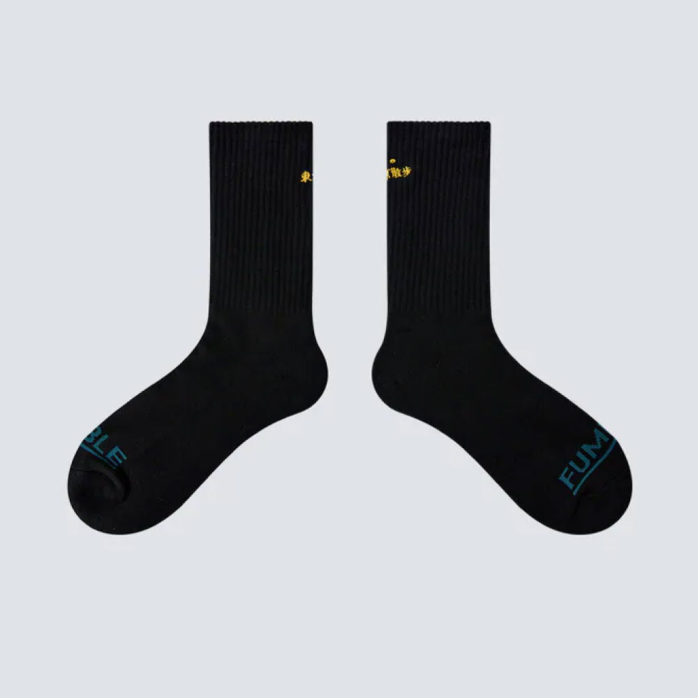 東京散步全棉筒襪