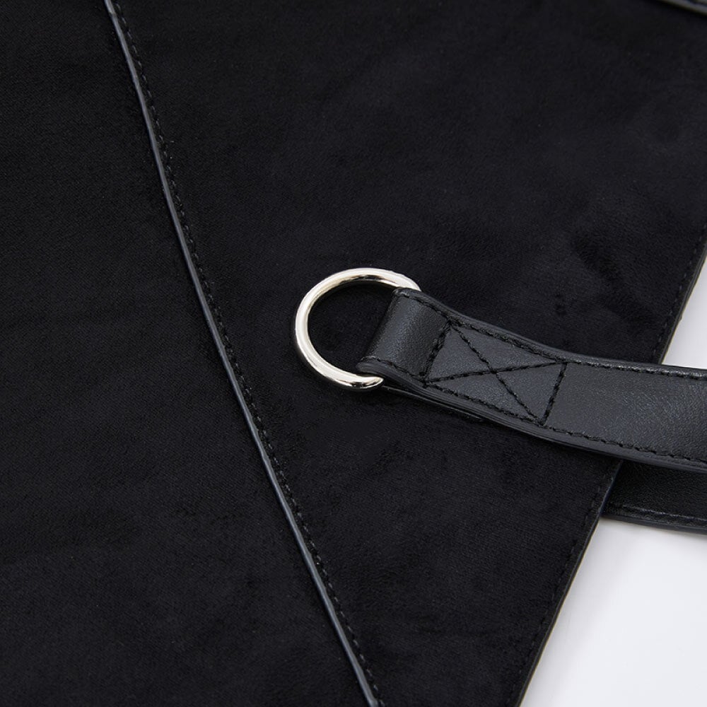  反絨麖皮手挽袋