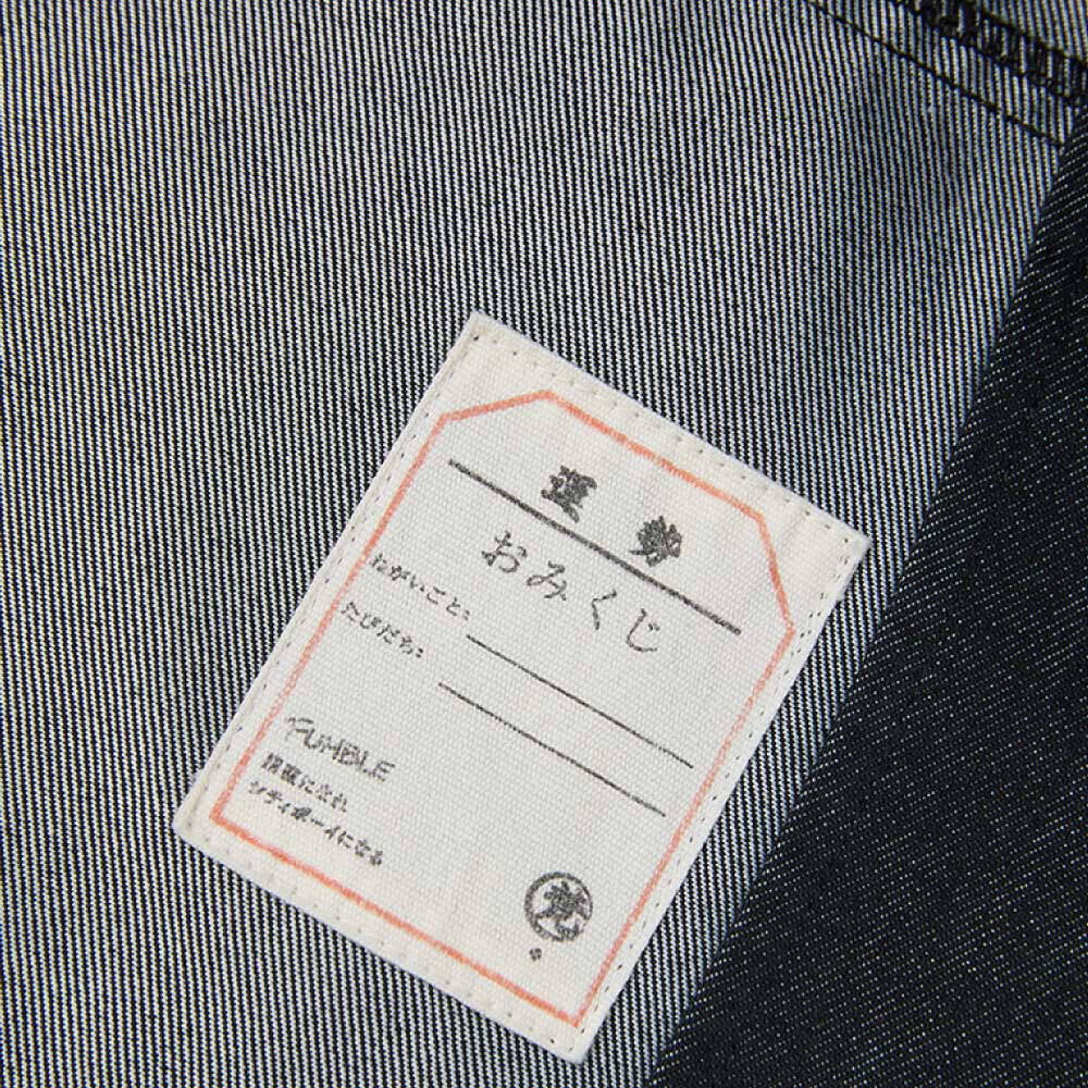 短版牛仔西裝外套