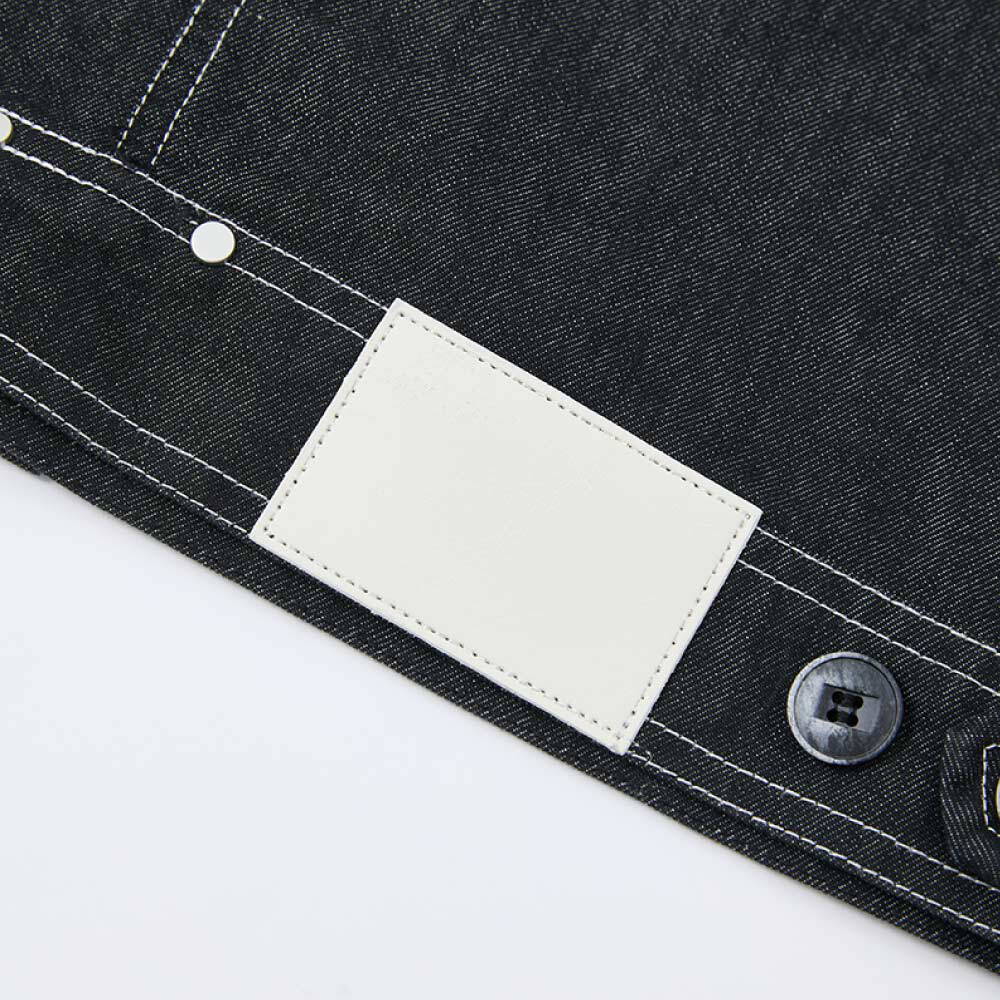 短版牛仔西裝外套