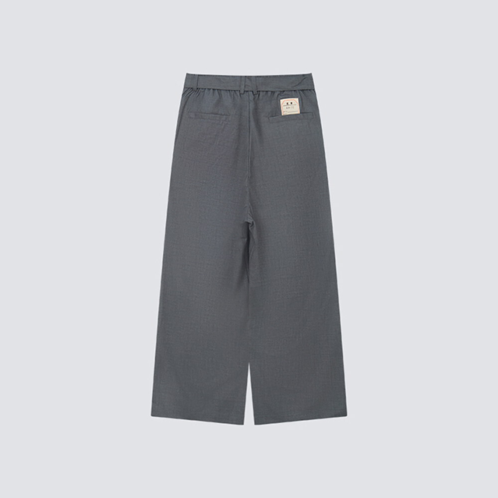 樸梵通勤闊西裝長褲