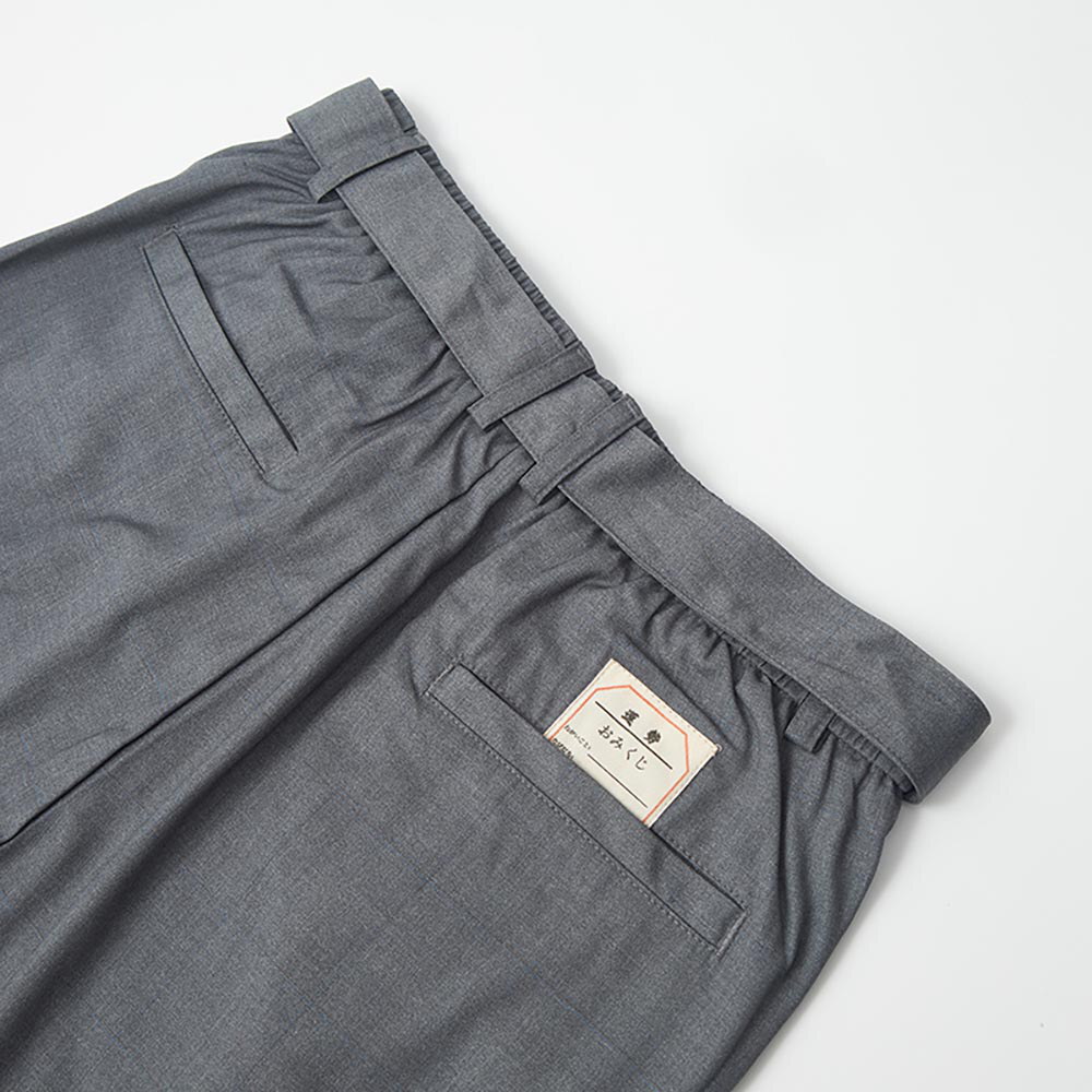 樸梵通勤闊西裝長褲