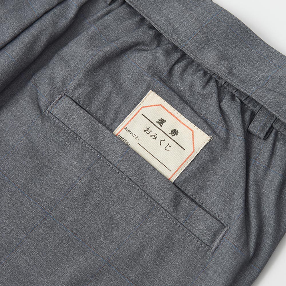 樸梵通勤闊西裝長褲