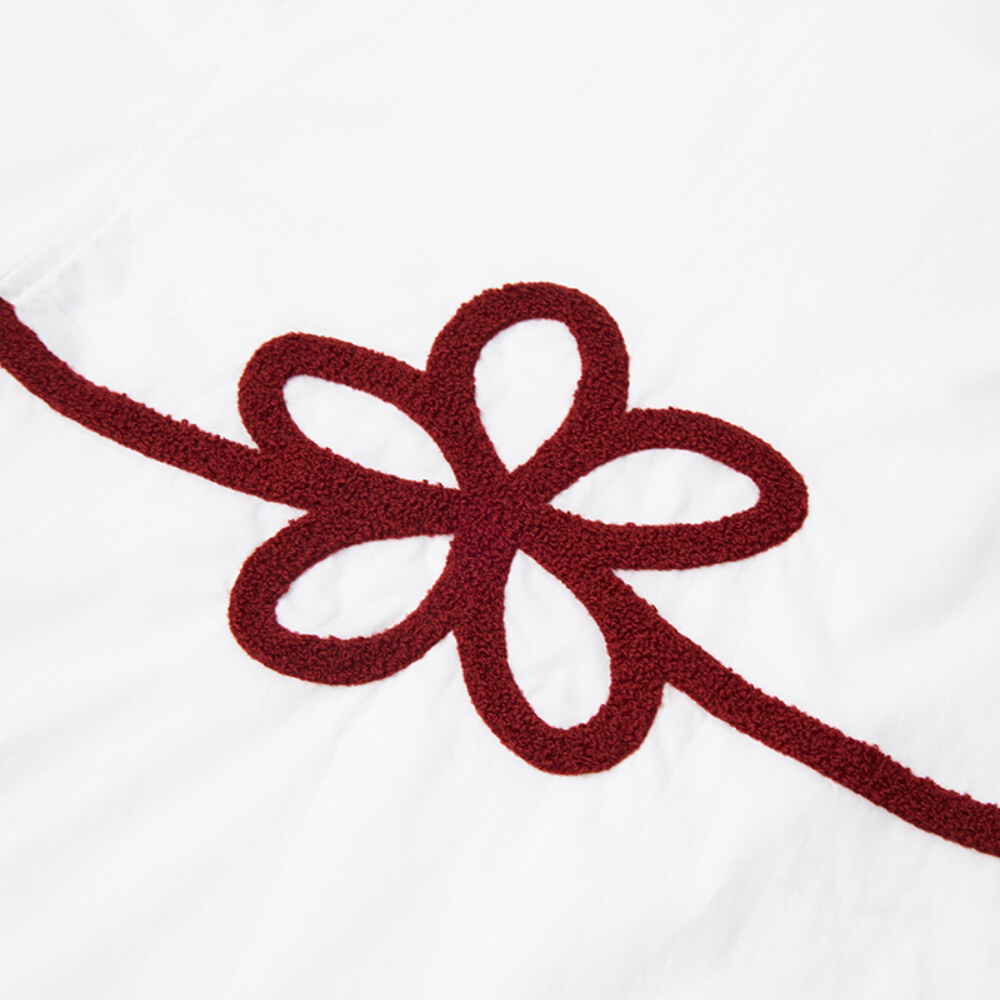 HANA 毛底繡花恤衫