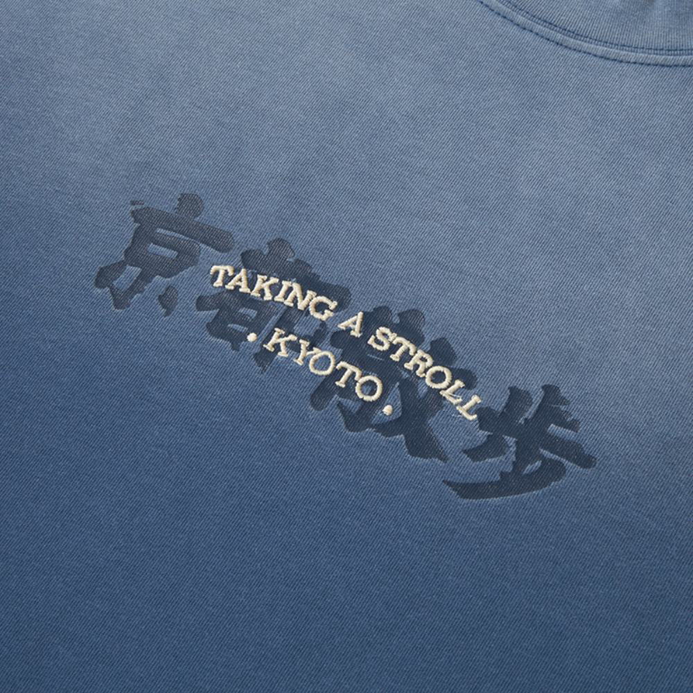 京都散步洗水Tee