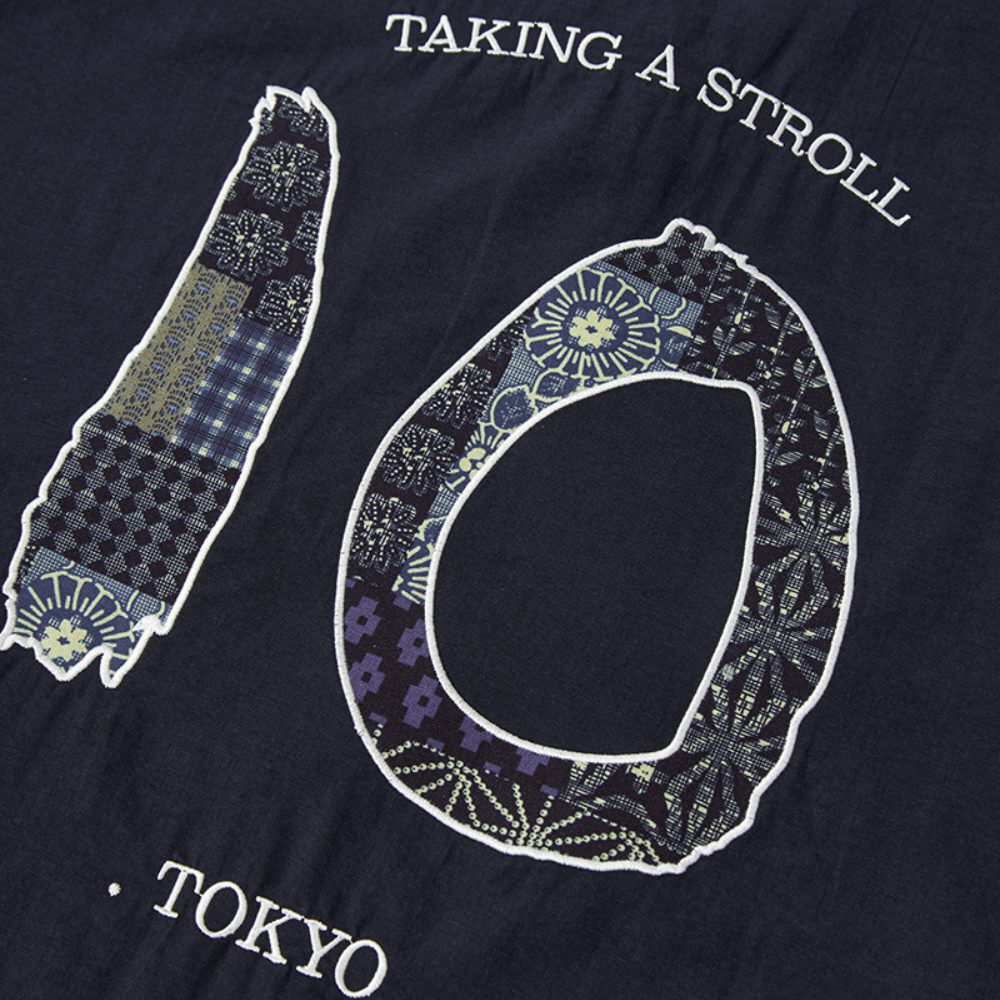 東京散步麻棉球衣