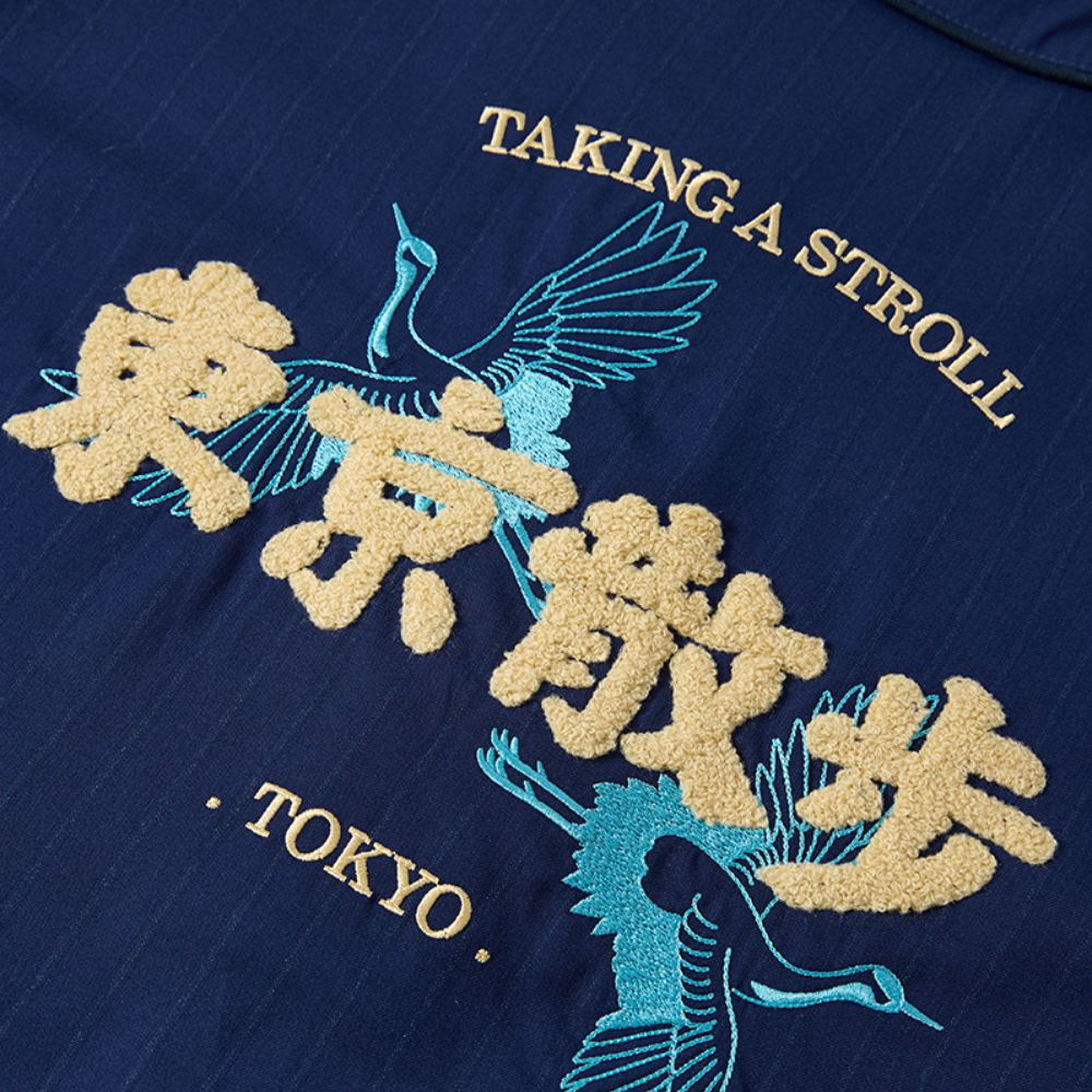 東京散步棒球服恤衫