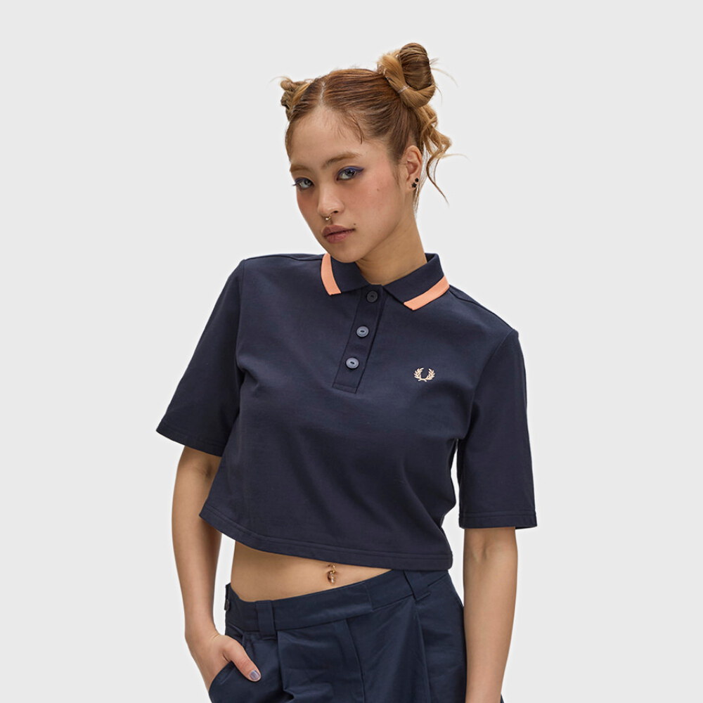 撞色滾邊POLO衫