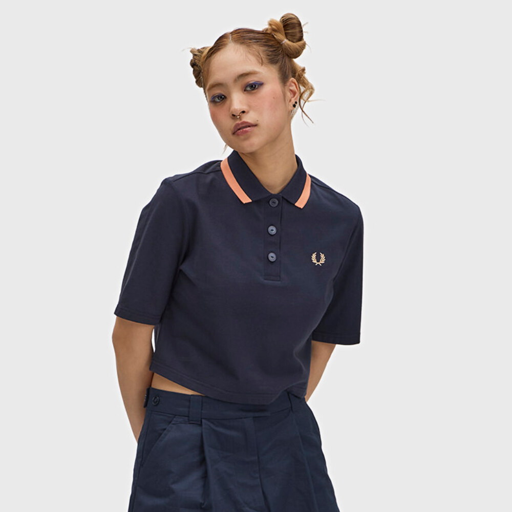 撞色滾邊POLO衫