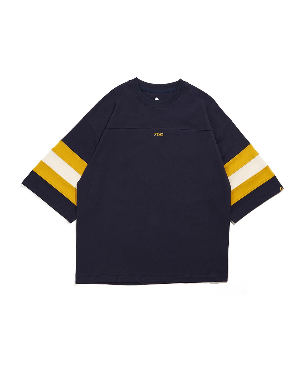 袖口條紋短Tee FTMD 3/4 Football Tee