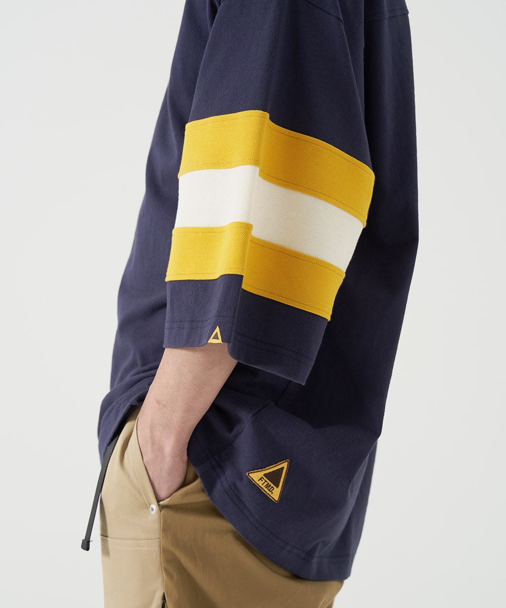 袖口條紋短Tee FTMD 3/4 Football Tee