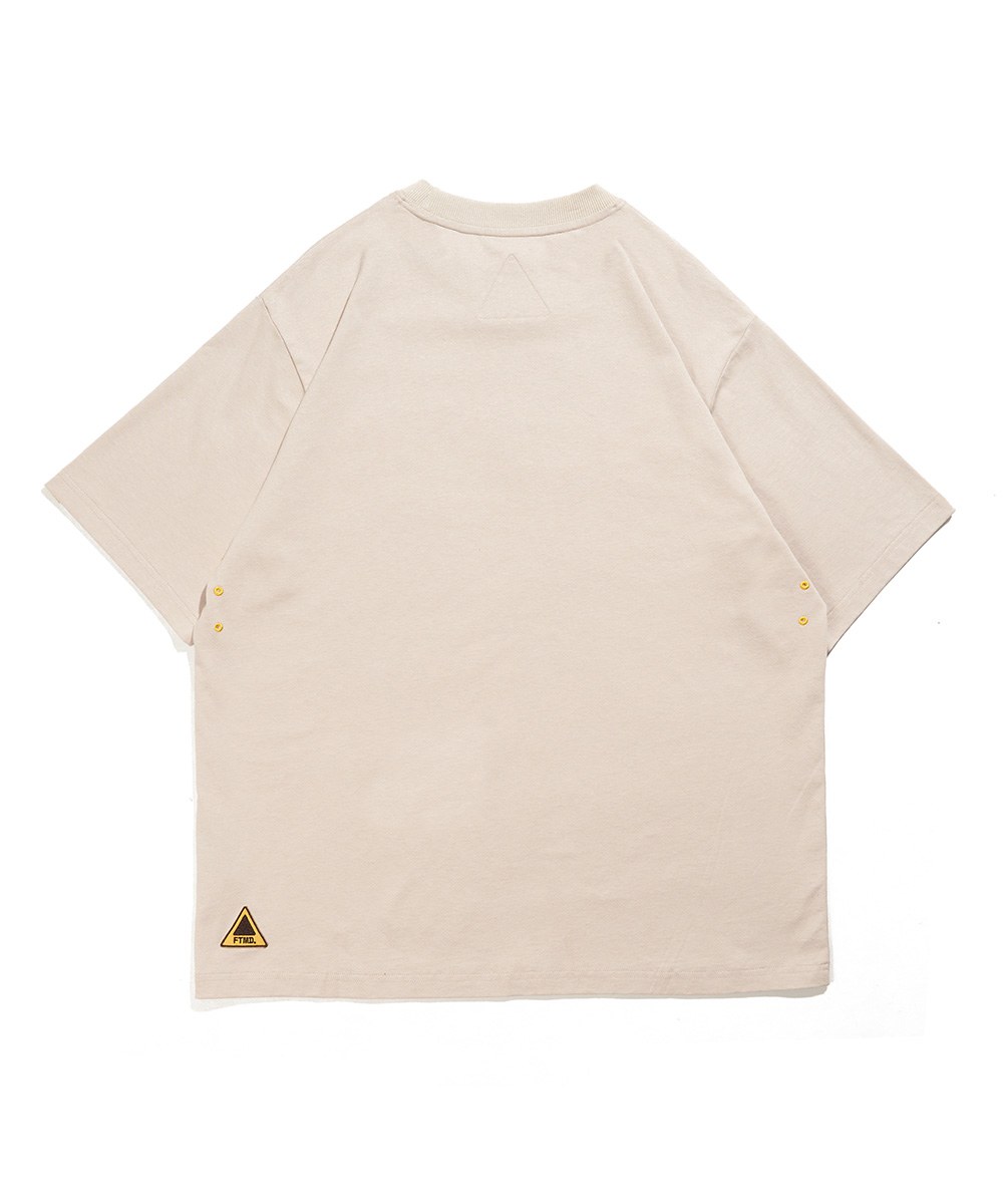 圖案短Tee College Tee