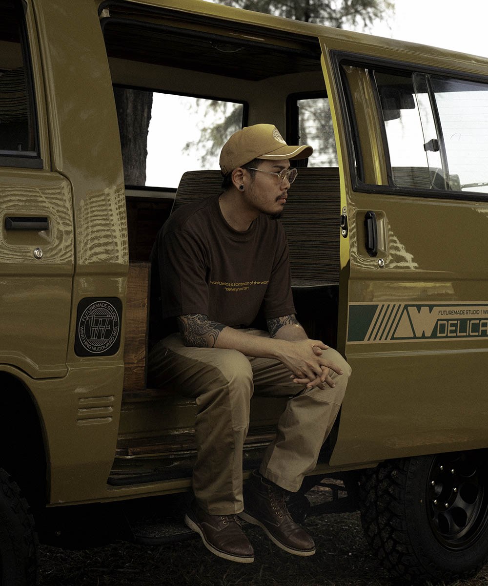圖案短Tee WH Delica Tee
